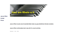 Desktop Screenshot of jazzamrhein.de
