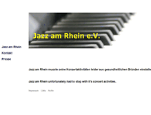 Tablet Screenshot of jazzamrhein.de